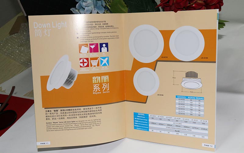 燈飾畫冊(cè)印刷,LED畫冊(cè)有印刷,球泡燈畫冊(cè)印刷